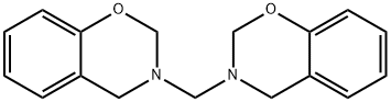 2H-1,3-Benzoxazine, 3,3'-methylenebis[3,4-dihydro- 구조식 이미지