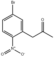 2-Propanone, 1-(5-bromo-2-nitrophenyl)- Structure