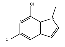 1H-Pyrrolo[2,3-c]pyridine, 5,7-dichloro-1-methyl- Structure