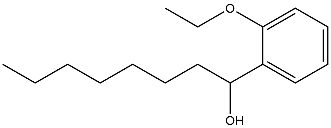 2-Ethoxy-α-heptylbenzenemethanol Structure