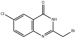 2-(bromomethyl)-6-chloro-3,4-dihydroquinazolin-4-one Structure