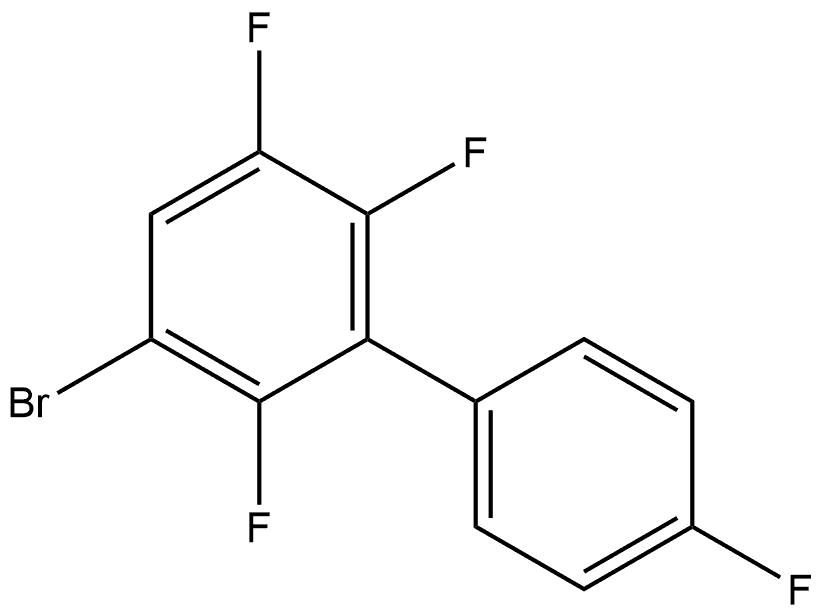 3-Bromo-2,4',5,6-tetrafluoro-1,1'-biphenyl Structure