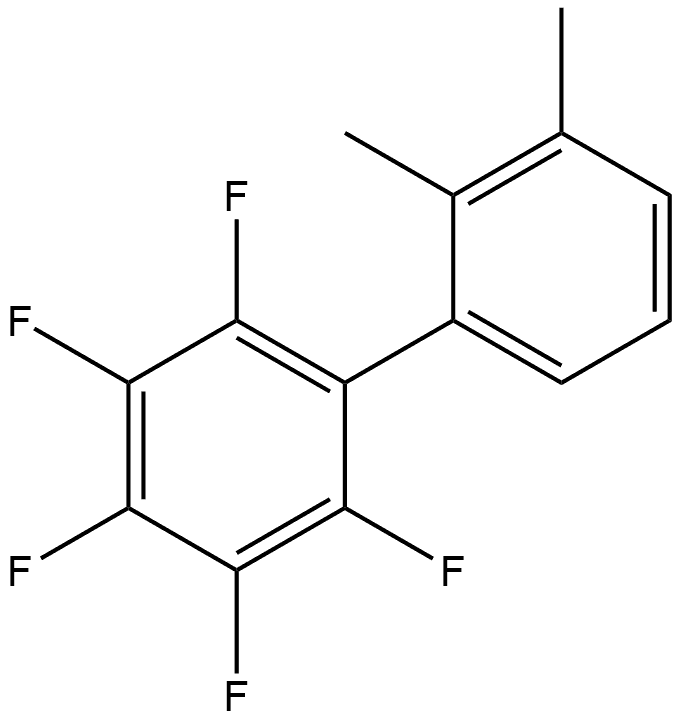 2,3,4,5,6-Pentafluoro-2',3'-dimethyl-1,1'-biphenyl Structure