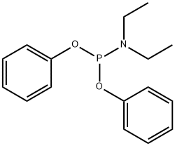 Phosphoramidous acid, diethyl-, diphenyl ester (6CI,7CI,8CI,9CI) 구조식 이미지