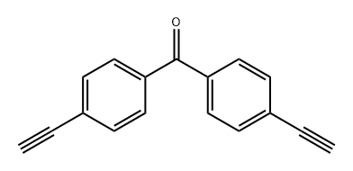 Methanone, bis(4-ethynylphenyl)- Structure