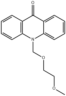 9(10H)-Acridinone, 10-[(2-methoxyethoxy)methyl]- Structure