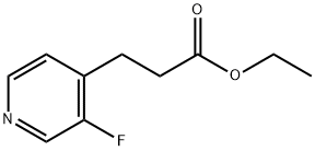 4-Pyridinepropanoic acid, 3-fluoro-, ethyl ester Structure