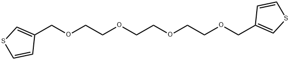 2,5,8,11-Tetraoxadodecane, 1,12-di-3-thienyl- Structure