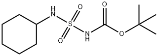 Carbamic acid, [(cyclohexylamino)sulfonyl]-, 1,1-dimethylethyl ester (9CI) Structure