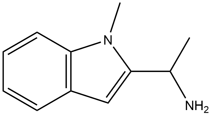 1-(1-methyl-1H-indol-2-yl)ethan-1-amine Structure