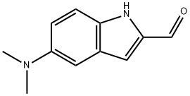 5-(dimethylamino)-1H-indole-2-carbaldehyde Structure