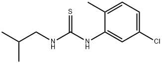 1-(5-chloro-2-methylphenyl)-3-(2-methylpropyl)thi ourea Structure