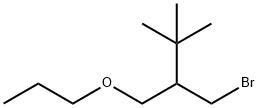 Butane, 1-bromo-3,3-dimethyl-2-(propoxymethyl)- 구조식 이미지