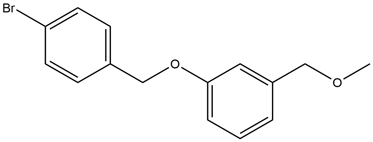 1-[(4-Bromophenyl)methoxy]-3-(methoxymethyl)benzene Structure