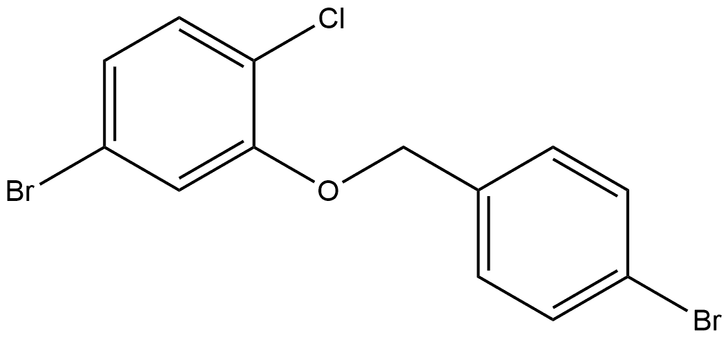 4-Bromo-2-[(4-bromophenyl)methoxy]-1-chlorobenzene Structure