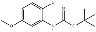 tert-butyl (2-chloro-5-methoxyphenyl)carbamate Structure