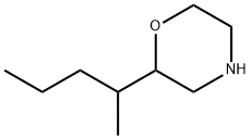 Morpholine, 2-(1-methylbutyl)- Structure