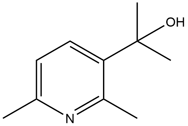 α,α,2,6-Tetramethyl-3-pyridinemethanol Structure