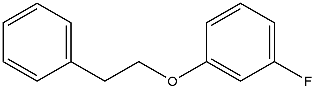 1-Fluoro-3-(2-phenylethoxy)benzene Structure