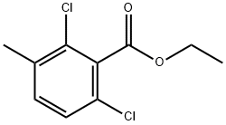 Benzoic acid, 2,6-dichloro-3-methyl-, ethyl ester Structure