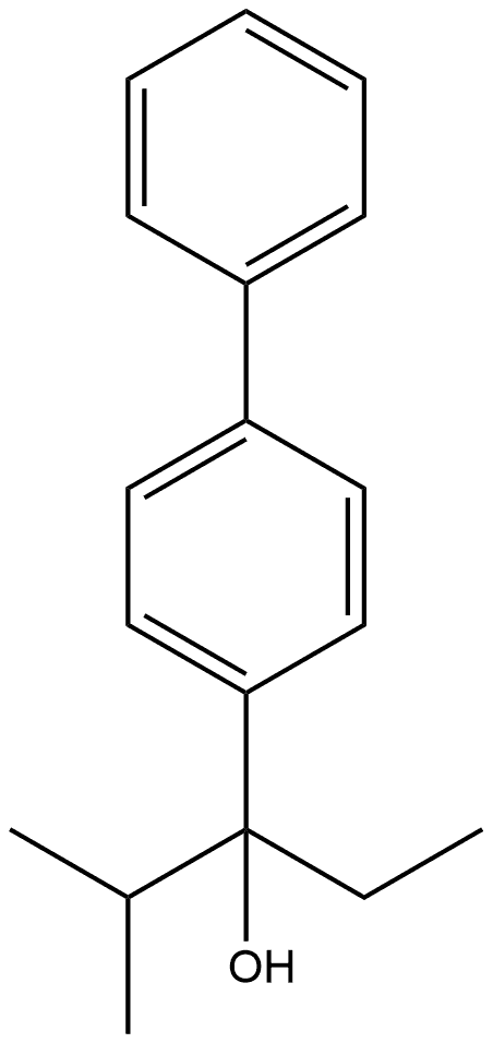 α-Ethyl-α-(1-methylethyl)[1,1'-biphenyl]-4-methanol Structure