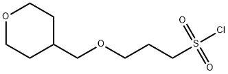 1-Propanesulfonyl chloride, 3-[(tetrahydro-2H-pyran-4-yl)methoxy]- Structure