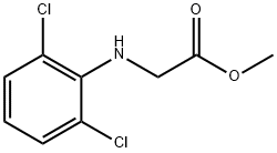 Glycine, N-(2,6-dichlorophenyl)-, methyl ester Structure