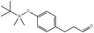 Benzenepropanal, 4-[[(1,1-dimethylethyl)dimethylsilyl]oxy]- Structure