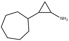 Cyclopropanamine, 2-cycloheptyl- Structure