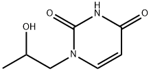 2,4(1H,3H)-Pyrimidinedione, 1-(2-hydroxypropyl)- Structure