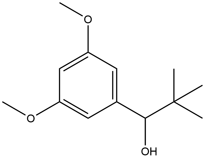 1-(3,5-dimethoxyphenyl)-2,2-dimethylpropan-1-ol Structure