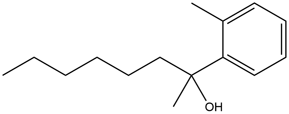 α-Hexyl-α,2-dimethylbenzenemethanol Structure