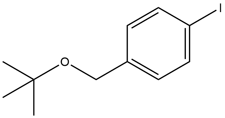 1-[(1,1-Dimethylethoxy)methyl]-4-iodobenzene Structure