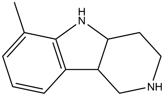 6-methyl-2,3,4,4a,5,9b-hexahydro-1H-pyrido[4,3-b]indole Structure