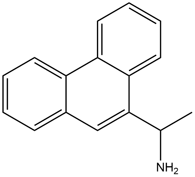 9-Phenanthrenemethanamine, α-methyl- Structure