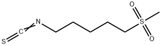 Pentane, 1-isothiocyanato-5-(methylsulfonyl)- Structure