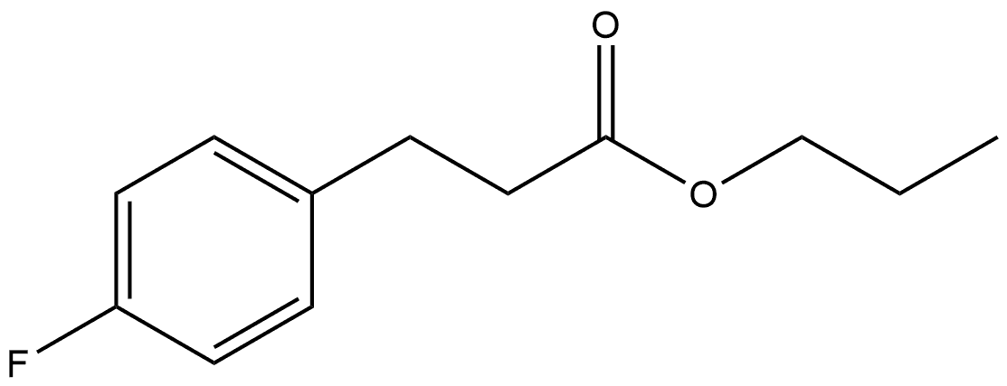 propyl 3-(4-fluorophenyl)propanoate Structure