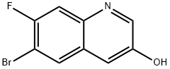 3-Quinolinol, 6-bromo-7-fluoro- Structure