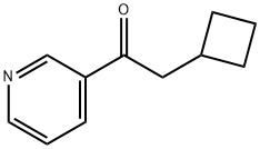 2-cyclobutyl-1-(pyridin-3-yl)ethan-1-one Structure