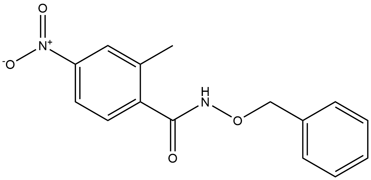 N-(benzyloxy)-2-methyl-4-nitrobenzamide Structure