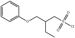 1-Butanesulfonyl chloride, 2-(phenoxymethyl)- Structure