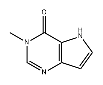 4H-Pyrrolo[3,2-d]pyrimidin-4-one, 3,5-dihydro-3-methyl- Structure