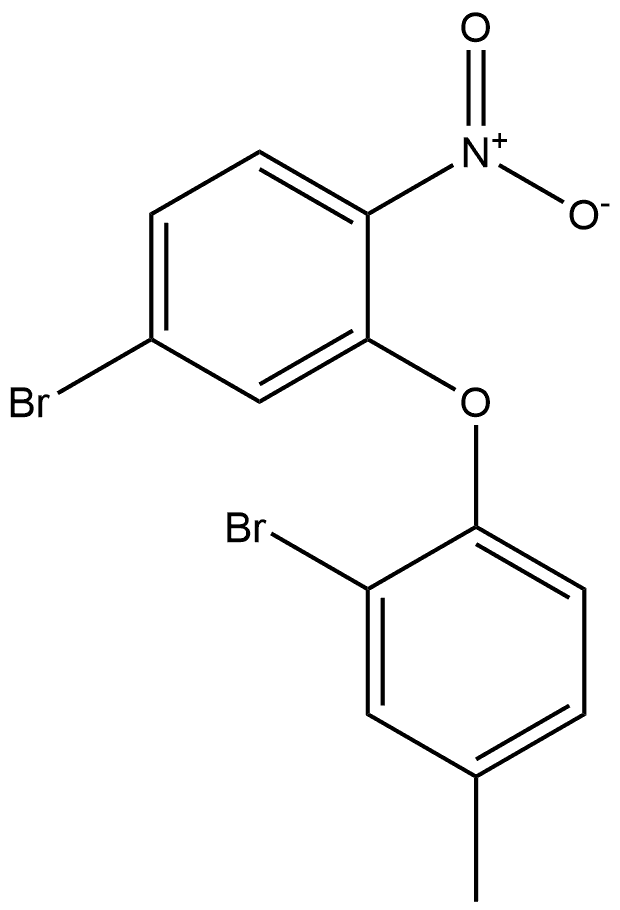 2-bromo-1-(5-bromo-2-nitrophenoxy)-4-methylbenzene Structure