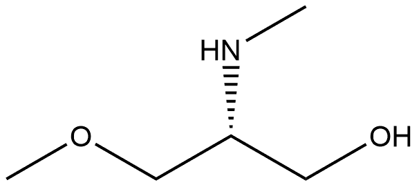 (2R)-3-Methoxy-2-(methylamino)-1-propanol Structure