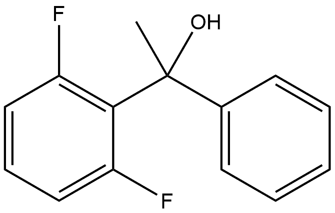 2,6-Difluoro-α-methyl-α-phenylbenzenemethanol Structure