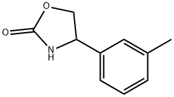 2-Oxazolidinone, 4-(3-methylphenyl)- Structure