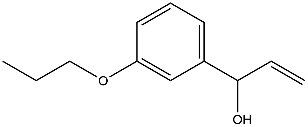 α-Ethenyl-3-propoxybenzenemethanol Structure