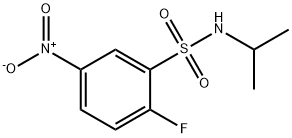 2-fluoro-N-isopropyl-5-nitrobenzenesulfonamide Structure