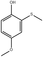 4-Methoxy-2-(methylthio)phenol Structure