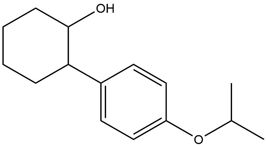 2-[4-(1-Methylethoxy)phenyl]cyclohexanol Structure